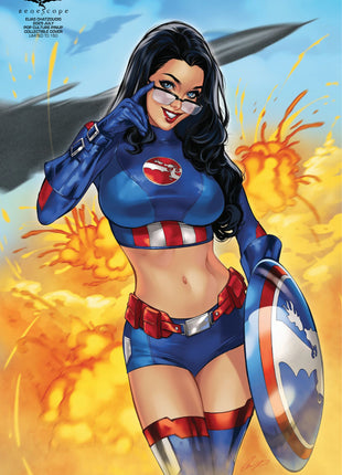 Elias Chatzoudis - 2025 July Pop Culture Pinup Collectible Cover - LE 150 - Zenescope Entertainment Inc