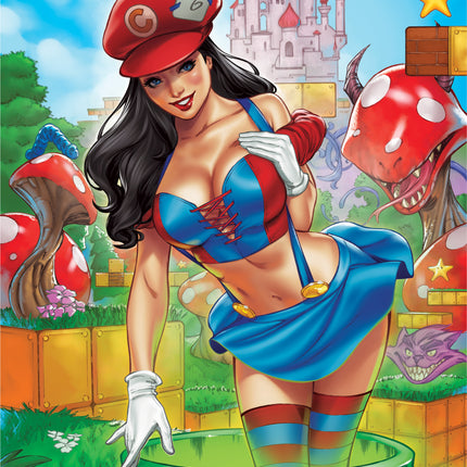 Elias Chatzoudis - 2025 March Pop Culture Pinup Collectible Cover - LE 150 - Zenescope Entertainment Inc