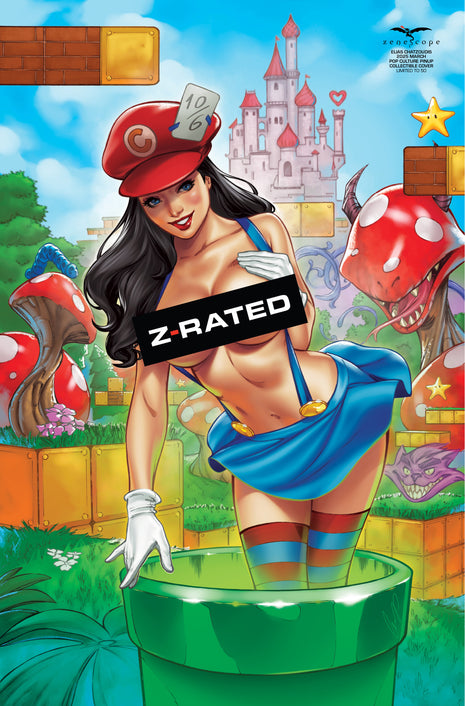 Elias Chatzoudis - 2025 March Pop Culture Pinup Collectible Cover - LE 50 - Zenescope Entertainment Inc
