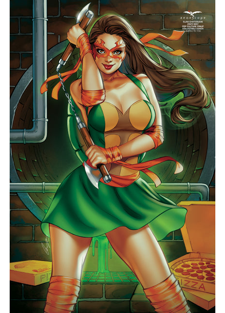 Elias Chatzoudis - 2025 May Pop Culture Pinup Collectible Cover - LE 150 - Zenescope Entertainment Inc