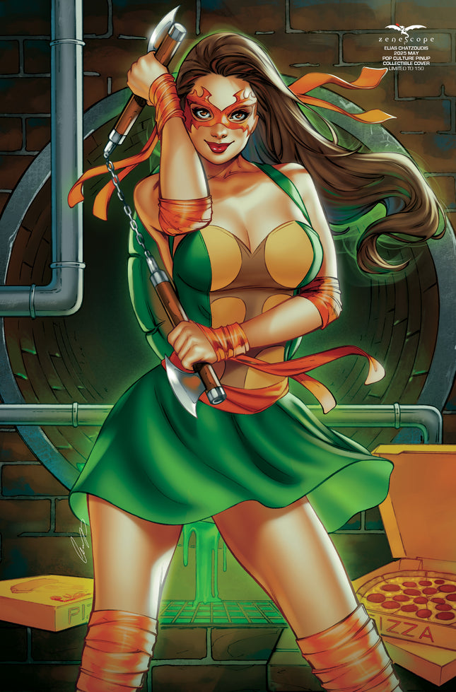 Elias Chatzoudis - 2025 May Pop Culture Pinup Collectible Cover - LE 150 - Zenescope Entertainment Inc
