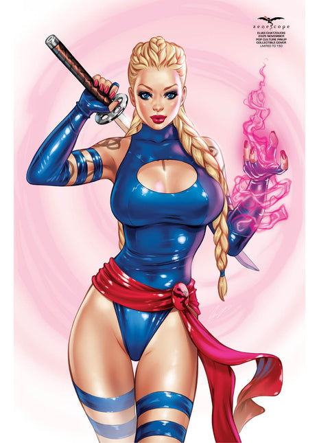 Elias Chatzoudis - 2025 November Pop Culture Pinup Collectible Cover - LE 150 - Zenescope Entertainment Inc