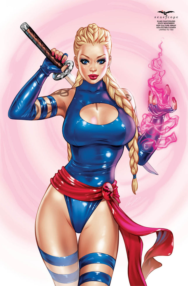 Elias Chatzoudis - 2025 November Pop Culture Pinup Collectible Cover - LE 150 - Zenescope Entertainment Inc