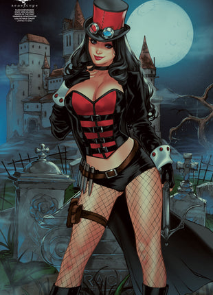 Elias Chatzoudis - 2025 Van Helsing: Ashes of the Past Omnibus Kickstarter Collectible Cover LE 250 - Zenescope Entertainment Inc