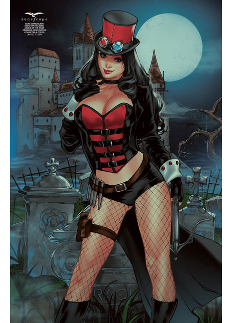 Elias Chatzoudis - 2025 Van Helsing: Ashes of the Past Omnibus Kickstarter Collectible Cover LE 250 - Zenescope Entertainment Inc