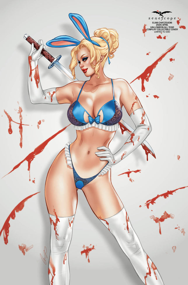 Elias Chatzoudis - 2026 April Halloween All Year Cosplay Collectible Cover - LE 300 - Zenescope Entertainment Inc