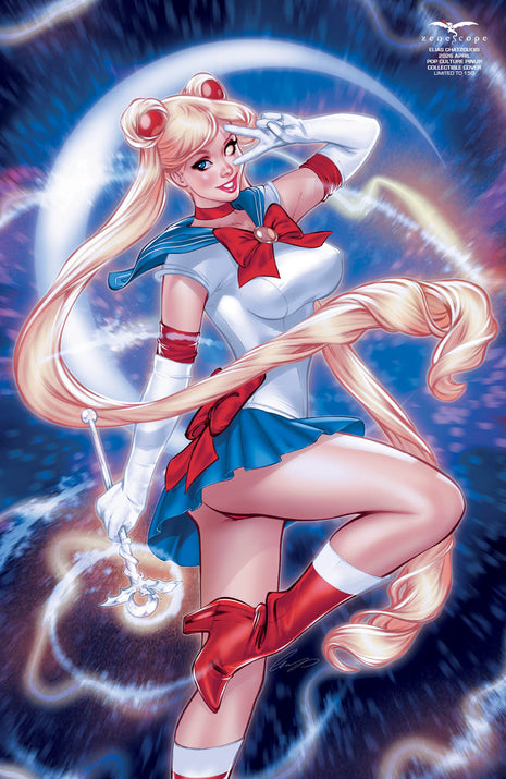 Elias Chatzoudis - 2026 April Pop Culture Pinup Collectible Cover - LE 150 - Zenescope Entertainment Inc