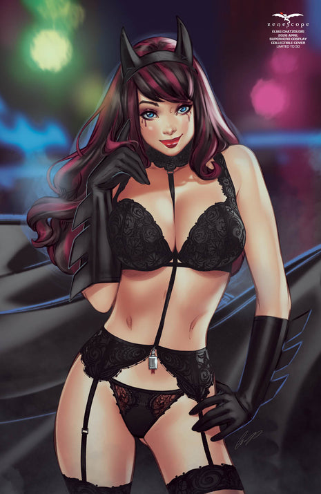 Elias Chatzoudis - 2026 April Superhero Cosplay Collectible Cover - LE 50 - Zenescope Entertainment Inc