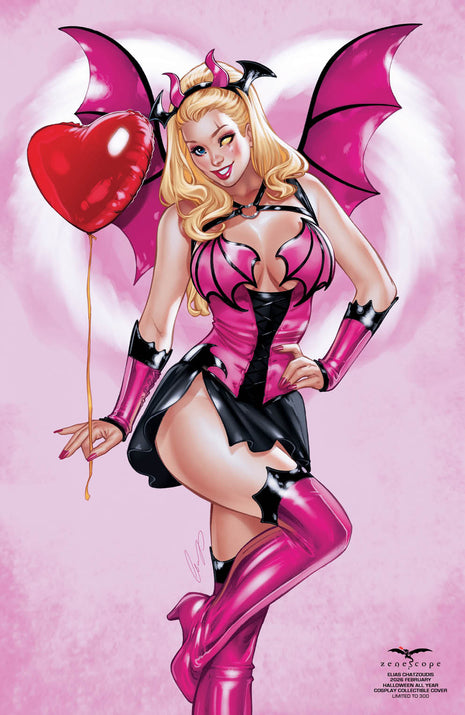 Elias Chatzoudis - 2026 February Halloween All Year Cosplay Collectible Cover - LE 300 - Zenescope Entertainment Inc