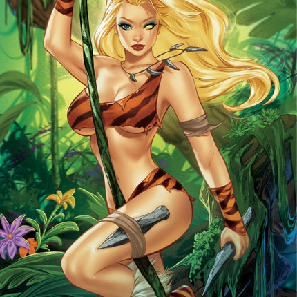 Elias Chatzoudis - Jungle Virtual Con Metal Card Set of 3 - Zenescope Entertainment Inc