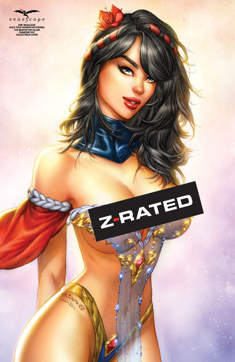 Eric Basaldua - 2024 True Horror Mysteries: The Babysitter Killer Diamond FOC Z-Rated Collectible Cover - Zenescope Entertainment Inc
