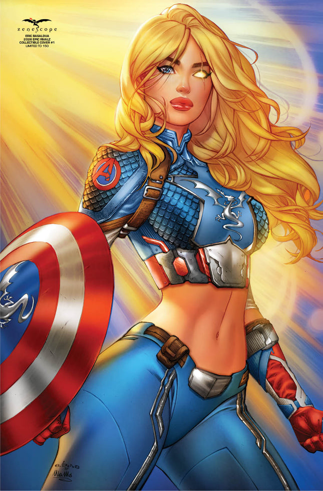 Eric Basaldua - 2026 Epic Rivalz VIP Bundle #1 Gold w/ Challenge Coin - Zenescope Entertainment Inc