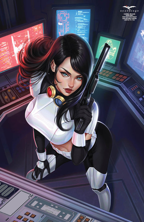 Karina Belous - 2026 May Pop Culture Pinup Collectible Cover - LE 150 - Zenescope Entertainment Inc