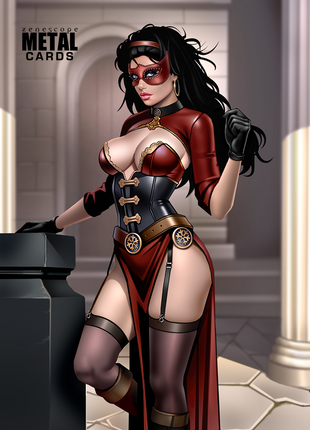 Keith Garvey - Masquerade Virtual Con Metal Card Set of 3 - Zenescope Entertainment Inc