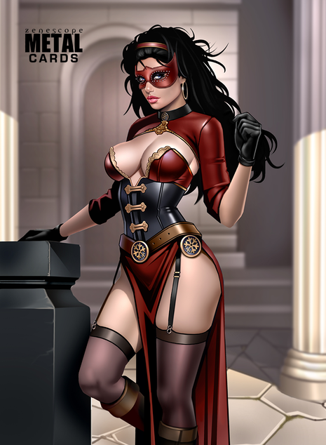 Keith Garvey - Masquerade Virtual Con Metal Card Set of 3 - Zenescope Entertainment Inc