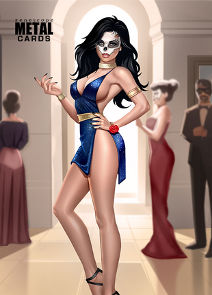 Keith Garvey - Masquerade Virtual Con Metal Card Set of 3 - Zenescope Entertainment Inc