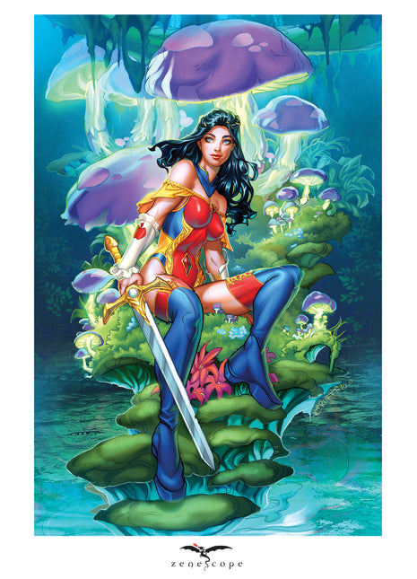 Nei Ruffino - Skye Mini Art Print - Zenescope Entertainment Inc