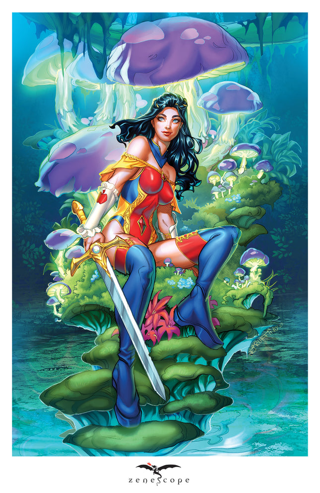 Nei Ruffino - Skye Mini Art Print - Zenescope Entertainment Inc