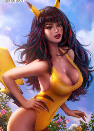 Sun Khamunaki - 2025 Catch 'Em Yellow - Silver Showcase LE 10 - Zenescope Entertainment Inc
