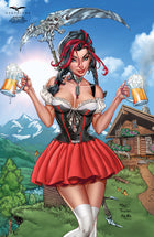 John Royle - September 2025 Featured Artist - Keres METAL CARD - Zenescope Entertainment Inc