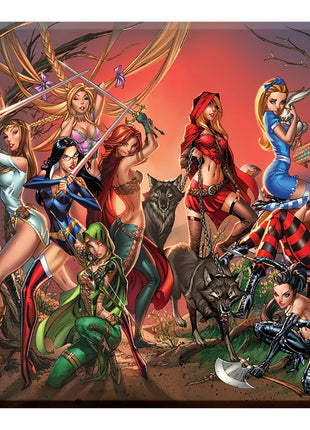 J. Scott Campbell - Grimm #100 Art Print