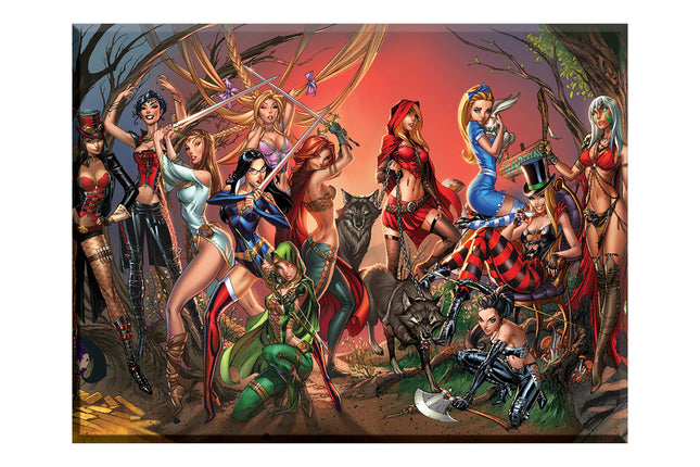 J. Scott Campbell - Grimm #100 Art Print - Zenescope Entertainment Inc