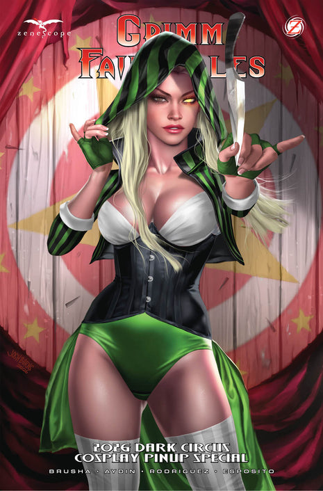 Grimm Fairy Tales 2026 Dark Circus Cosplay Pinup Special - Zenescope Entertainment Inc