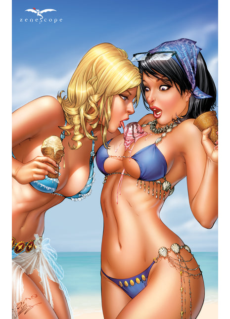 Eric Basaldua - Ice Cream Day - Art Print Set - Zenescope Entertainment Inc