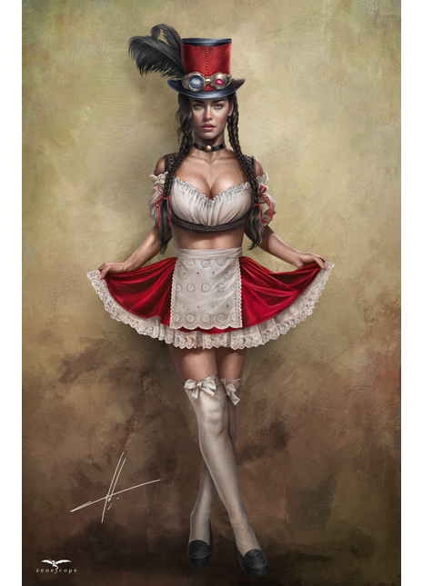 Carla Cohen - Oktoberfest Art Print - Zenescope Entertainment Inc