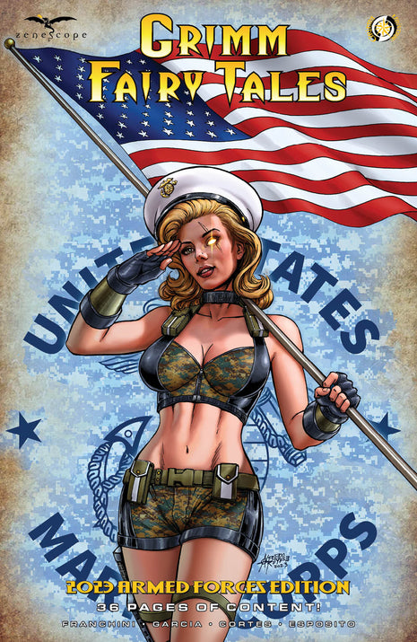 COMING NOVEMBER 22ND: Grimm Fairy Tales 2023 Armed Forces Edition - Zenescope Entertainment Inc