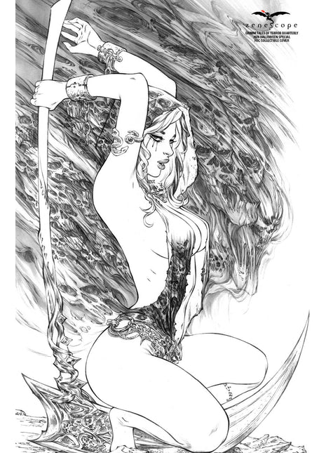 Ebas - Diamond FOC Collectible Sketch Cover - Zenescope Entertainment Inc