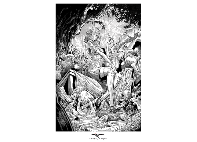 Guillermo Fajardo - Wonderland - Mini Art Print Set