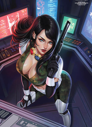 Karina Belous - 2026 Military Appreciation Collectible Cover - LE 199 - Zenescope Entertainment Inc