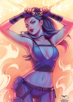 Sonya Matas - 2025 Diamond Retailer September Silver Collectible Cover - LE 250 - Zenescope Entertainment Inc