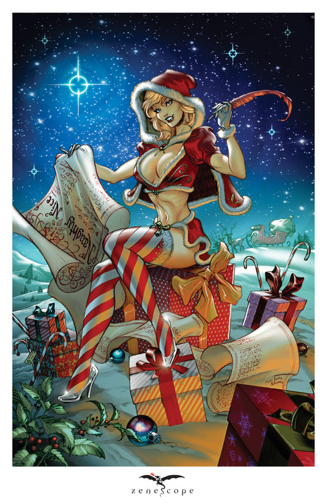 Michael Dooney - Christmas in July Mini Art Print - Zenescope Entertainment Inc