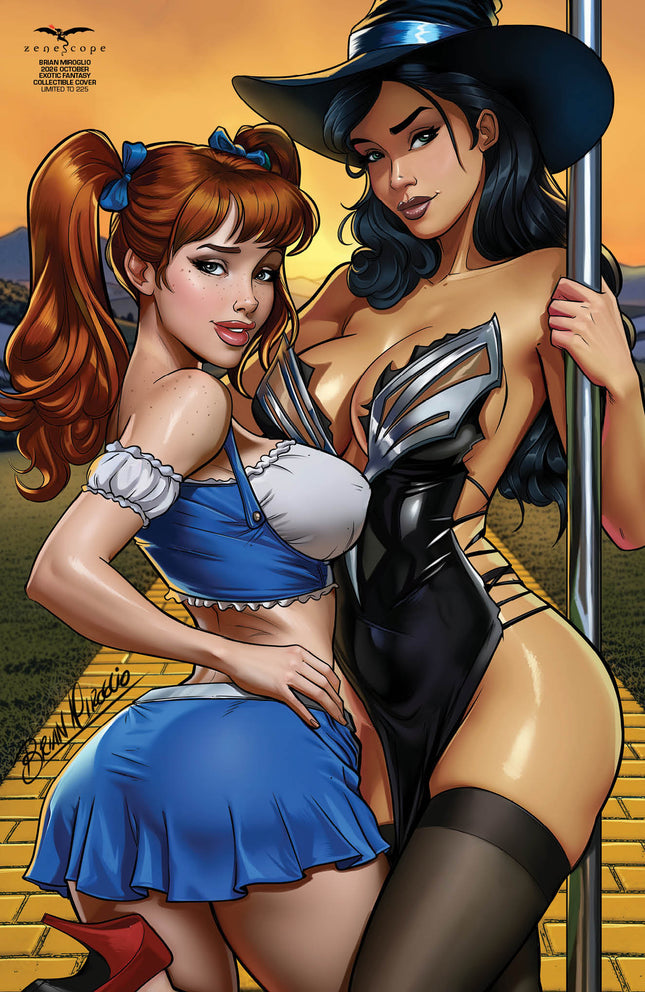 Exotic Fantasy October 2026 Collectible Cover - Art by Brian Miroglio - Zenescope Entertainment Inc