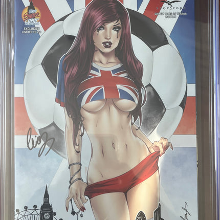 Elias Chatzoudis London Super Con Exclusive CGC 9.8 - Signed Edition - Zenescope Entertainment Inc
