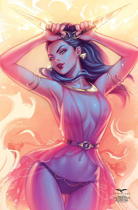Sonia Matas - 2025 Diamond Retailer September Gold Collectible Cover - LE 150 - Zenescope Entertainment Inc