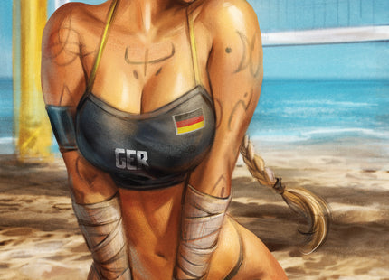 Ian MacDonald - 2024 Olympic Volleyball Collectible Cover - LE 225 - Zenescope Entertainment Inc