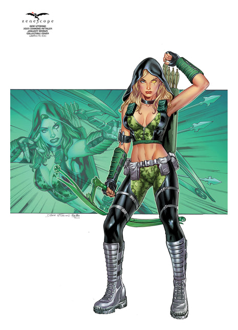Igor Vitorino - 2025 Diamond Retailer January Bronze Collectible Cover - LE 400 - Zenescope Entertainment Inc