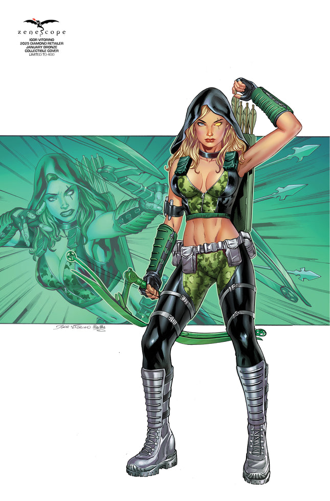 Igor Vitorino - 2025 Diamond Retailer January Bronze Collectible Cover - LE 400 - Zenescope Entertainment Inc