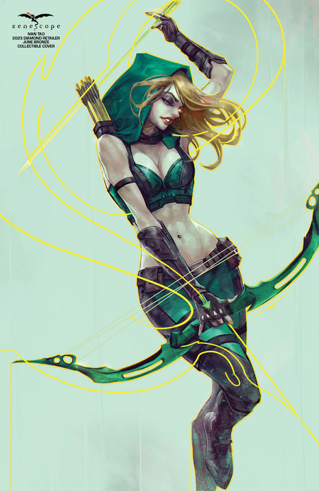 Ivan Tao - 2023 Diamond Retailer June Bronze Collectible Cover - Limited to 500 - Zenescope Entertainment Inc