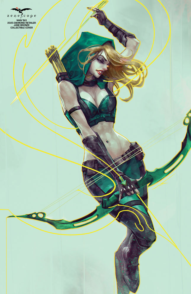 Ivan Tao - 2023 Diamond Retailer June Bronze Collectible Cover - Limited to 500 - Zenescope Entertainment Inc