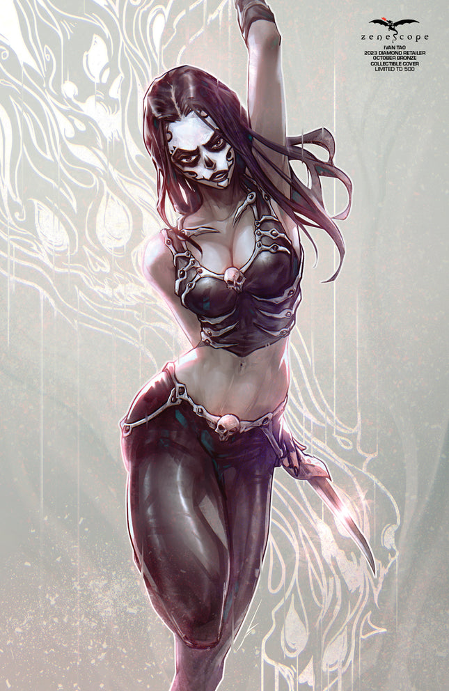 Ivan Tao - 2023 Diamond Retailer October Bronze Collectible Cover - Limited to 500 - Zenescope Entertainment Inc