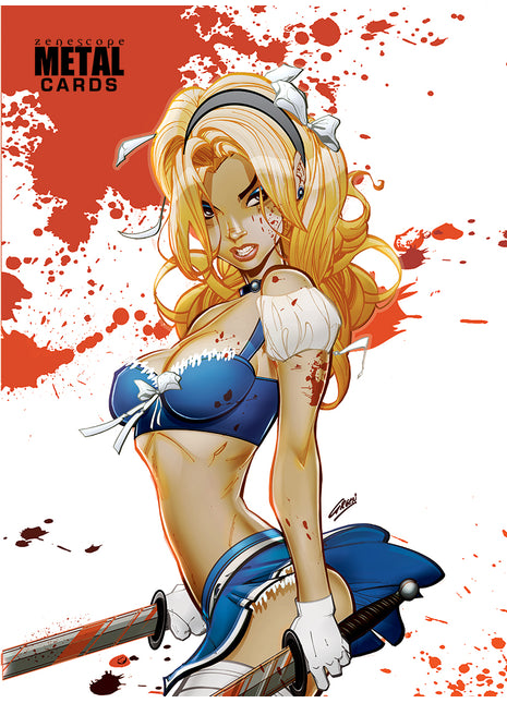 Paul Green - Cindy Metal Card - Zenescope Entertainment Inc