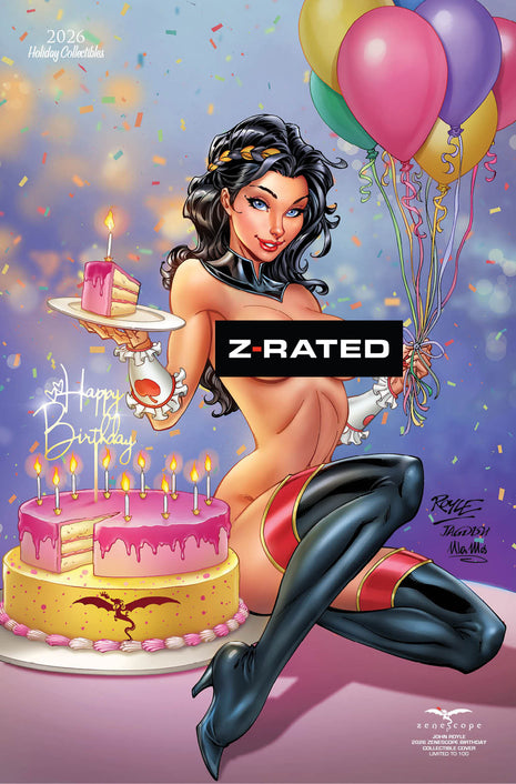 John Royle - 2026 Zenescope Birthday Collectible Cover- LE 100 - Zenescope Entertainment Inc
