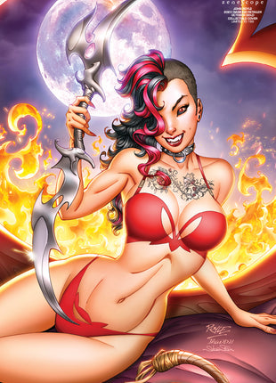 John Royle - 2023 Diamond Retailer October Gold Collectible Cover - Limited to 199 - Zenescope Entertainment Inc