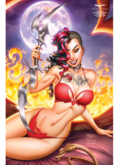 John Royle - 2023 Diamond Retailer October Gold Collectible Cover - Limited to 199 - Zenescope Entertainment Inc