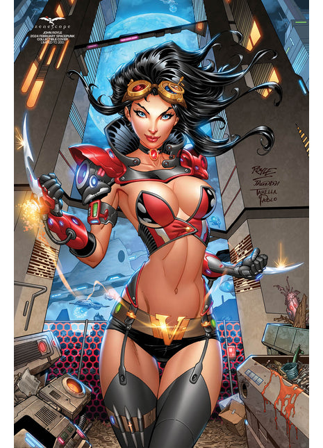 John Royle - Van Helsing SpacePunk Trading Card - LE 100 - Zenescope Entertainment Inc