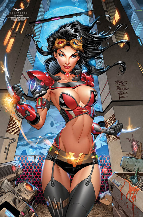 John Royle - Van Helsing SpacePunk Trading Card - LE 100 - Zenescope Entertainment Inc